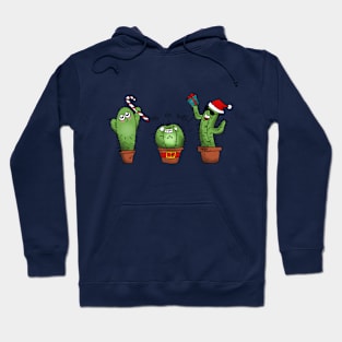 Cacti familly ready for christmas Hoodie